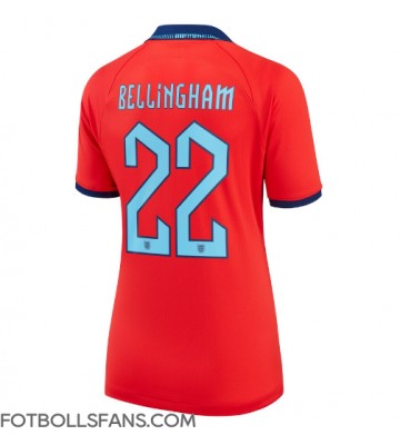 England Jude Bellingham #22 Replika Bortatröja Damer VM 2022 Kortärmad